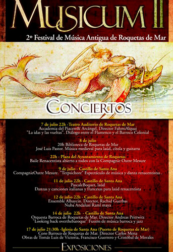 Roquetas de Mar - Mare Musicum - Cartel 2012